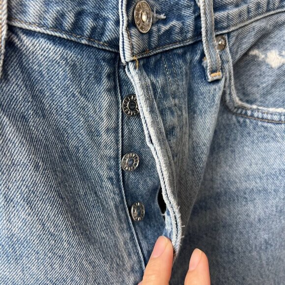 AGOLDE 90s Mid Rise Straight Fit Jeans , medium washed, Size 28 M77 - Picture 7 of 10